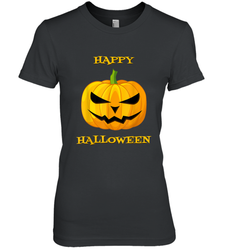 Happy Halloween Scary Pumpkin Tee Women's Premium T-Shirt