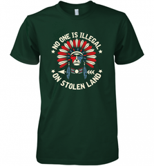 No One Is Illegal On Stolen Land Indigenous Immigrant Men's Premium T-Shirt Men's Premium T-Shirt - HHHstores