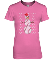 UGLY CHRISTMAS Baseball Snowman Holiday Santa Funny Men Gift Women's Premium T-Shirt Women's Premium T-Shirt - HHHstores