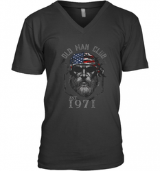 Old Man Club_ Established 1971 Men's V-Neck