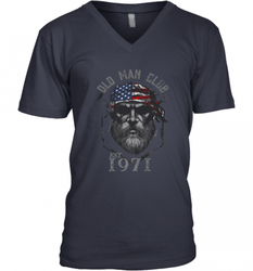Old Man Club_ Established 1971 Men's V-Neck