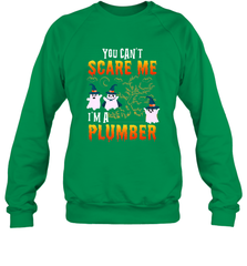 You Can't Scare Me I'm A Plumber T Shirt Plumber Halloween Crewneck Sweatshirt Crewneck Sweatshirt - HHHstores