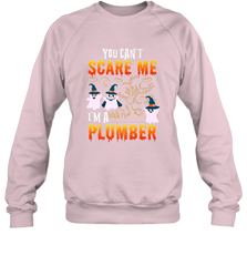 You Can't Scare Me I'm A Plumber T Shirt Plumber Halloween Crewneck Sweatshirt Crewneck Sweatshirt - HHHstores