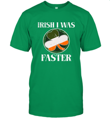 Irish I Was Faster Funny Running St Patricks Day Men's T-Shirt Men's T-Shirt - HHHstores