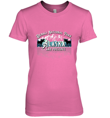 Denali National Park Alaska AK USA Moose Souvenir Women's Premium T-Shirt Women's Premium T-Shirt - HHHstores