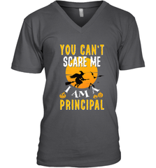You Can't Scare Me Principal Quote Halloween Funny Costume Men's V-Neck Men's V-Neck - HHHstores