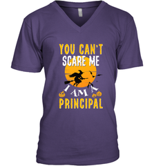You Can't Scare Me Principal Quote Halloween Funny Costume Men's V-Neck Men's V-Neck - HHHstores