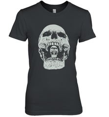 Vintage Halloween Skull Design For Trick or Treating Women's Premium T-Shirt Women's Premium T-Shirt - HHHstores