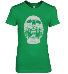 Vintage Halloween Skull Design For Trick or Treating Women's Premium T-Shirt