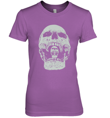 Vintage Halloween Skull Design For Trick or Treating Women's Premium T-Shirt Women's Premium T-Shirt - HHHstores