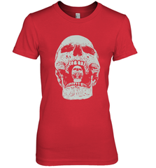 Vintage Halloween Skull Design For Trick or Treating Women's Premium T-Shirt Women's Premium T-Shirt - HHHstores