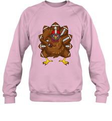 Cool Turkey Football Feathers Funny Thanksgiving Sports Crewneck Sweatshirt Crewneck Sweatshirt - HHHstores