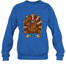 Cool Turkey Football Feathers Funny Thanksgiving Sports Crewneck Sweatshirt Crewneck Sweatshirt - HHHstores