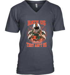 Miami Hurricanes Hate Us Cause They Ain'T Us T Shirt Men's V-Neck Men's V-Neck - HHHstores