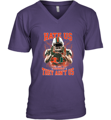 Miami Hurricanes Hate Us Cause They Ain'T Us T Shirt Men's V-Neck Men's V-Neck - HHHstores