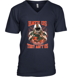 Miami Hurricanes Hate Us Cause They Ain'T Us T Shirt Men's V-Neck