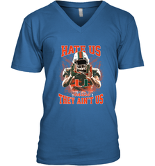 Miami Hurricanes Hate Us Cause They Ain'T Us T Shirt Men's V-Neck Men's V-Neck - HHHstores