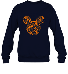 Disney Mickey Mouse Halloween Silhouette Crewneck Sweatshirt