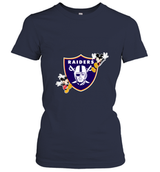 Nfl Oakland Raiders Champion Mickey Mouse Women's T-Shirt