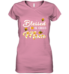 Blessed to be called Mom Women's V-Neck T-Shirt Women's V-Neck T-Shirt - HHHstores