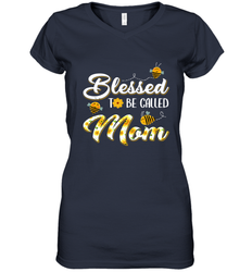 Blessed to be called Mom Women's V-Neck T-Shirt