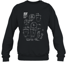 Aqua Teen Hunger Force Master Shake Sculptin Diagram Crewneck Sweatshirt Crewneck Sweatshirt - HHHstores
