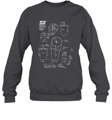 Aqua Teen Hunger Force Master Shake Sculptin Diagram Crewneck Sweatshirt Crewneck Sweatshirt - HHHstores