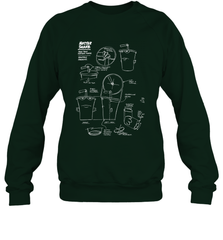 Aqua Teen Hunger Force Master Shake Sculptin Diagram Crewneck Sweatshirt Crewneck Sweatshirt - HHHstores