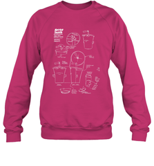 Aqua Teen Hunger Force Master Shake Sculptin Diagram Crewneck Sweatshirt Crewneck Sweatshirt - HHHstores