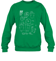Aqua Teen Hunger Force Master Shake Sculptin Diagram Crewneck Sweatshirt Crewneck Sweatshirt - HHHstores