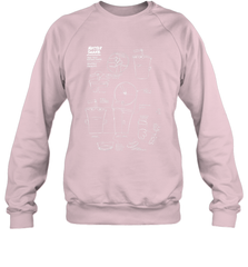 Aqua Teen Hunger Force Master Shake Sculptin Diagram Crewneck Sweatshirt Crewneck Sweatshirt - HHHstores