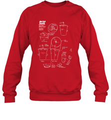 Aqua Teen Hunger Force Master Shake Sculptin Diagram Crewneck Sweatshirt Crewneck Sweatshirt - HHHstores