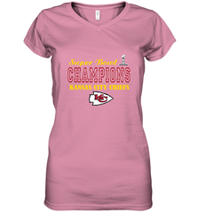 NFL super bowl Kansas City Chiefs champions Women's V-Neck T-Shirt Women's V-Neck T-Shirt - HHHstores