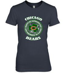 NFL Chicagi Bears Logo Happy St Patrick's Day Women's Premium T-Shirt Women's Premium T-Shirt - HHHstores