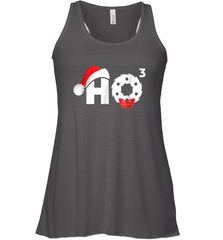 Santa HO HO3 Cubed Funny Christmas Women's Racerback Tank Women's Racerback Tank - HHHstores
