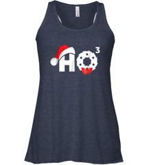 Santa HO HO3 Cubed Funny Christmas Women's Racerback Tank Women's Racerback Tank - HHHstores