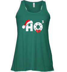 Santa HO HO3 Cubed Funny Christmas Women's Racerback Tank Women's Racerback Tank - HHHstores