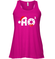 Santa HO HO3 Cubed Funny Christmas Women's Racerback Tank Women's Racerback Tank - HHHstores
