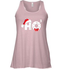 Santa HO HO3 Cubed Funny Christmas Women's Racerback Tank Women's Racerback Tank - HHHstores