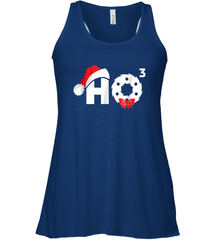 Santa HO HO3 Cubed Funny Christmas Women's Racerback Tank Women's Racerback Tank - HHHstores
