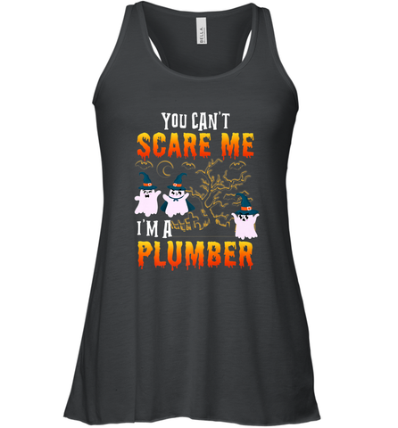 You Can't Scare Me I'm A Plumber T Shirt Plumber Halloween Women's Racerback Tank Women's Racerback Tank / Black / XS Women's Racerback Tank - HHHstores