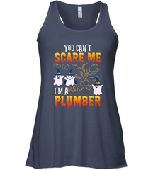 You Can't Scare Me I'm A Plumber T Shirt Plumber Halloween Women's Racerback Tank Women's Racerback Tank - HHHstores
