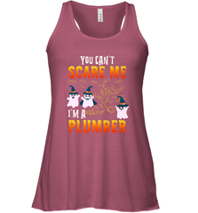 You Can't Scare Me I'm A Plumber T Shirt Plumber Halloween Women's Racerback Tank Women's Racerback Tank - HHHstores