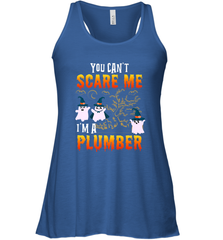 You Can't Scare Me I'm A Plumber T Shirt Plumber Halloween Women's Racerback Tank Women's Racerback Tank - HHHstores