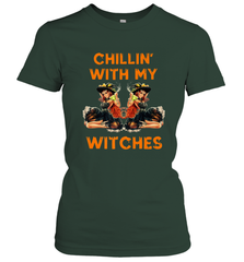 Cool Chillin With My Witches Halloween Costume Women's T-Shirt Women's T-Shirt - HHHstores