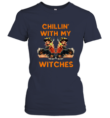 Cool Chillin With My Witches Halloween Costume Women's T-Shirt Women's T-Shirt - HHHstores