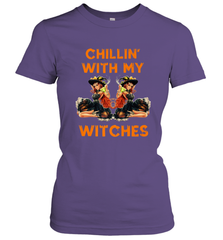 Cool Chillin With My Witches Halloween Costume Women's T-Shirt Women's T-Shirt - HHHstores