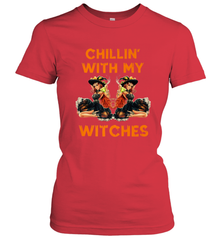 Cool Chillin With My Witches Halloween Costume Women's T-Shirt Women's T-Shirt - HHHstores