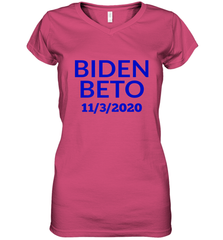 Vote Democrat Joe Biden for President Beto O'Rourke Women's V-Neck T-Shirt Women's V-Neck T-Shirt - HHHstores