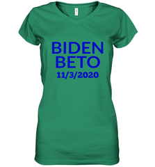 Vote Democrat Joe Biden for President Beto O'Rourke Women's V-Neck T-Shirt Women's V-Neck T-Shirt - HHHstores